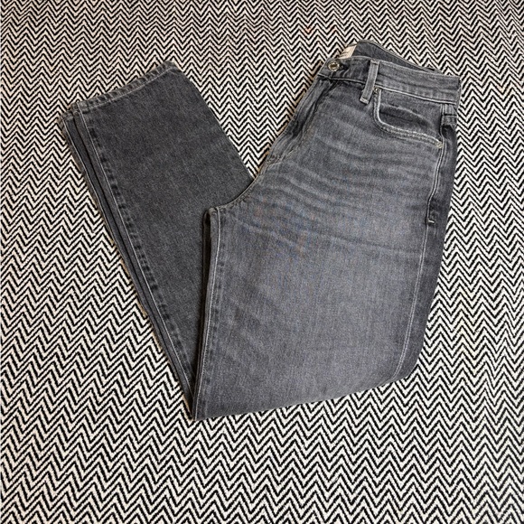 Citizens of Humanity | Olivia Crop High Rise Slim Straight Silvermist| Sz 26 - Picture 9 of 10